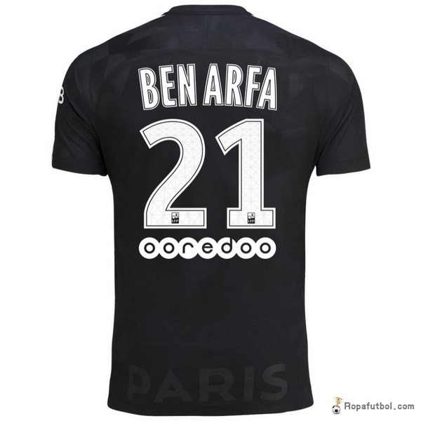 Camiseta Paris Saint Germain Replica Tercera Ropa Ben Arfa 2017/18